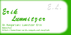 erik lumnitzer business card